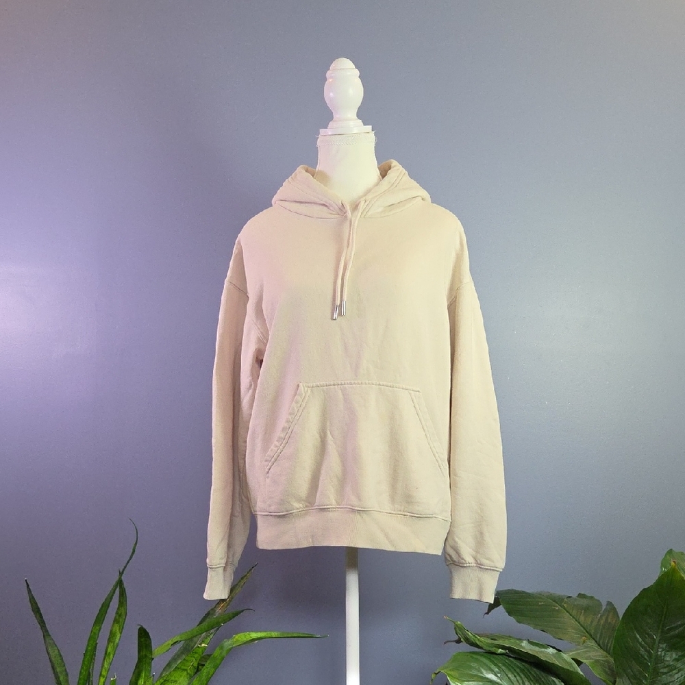 Neutral Beige Pullover Hoodie XS